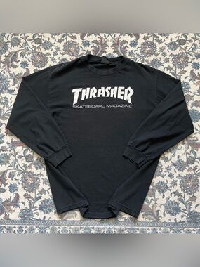 Thrasher Black Long-Sleeve